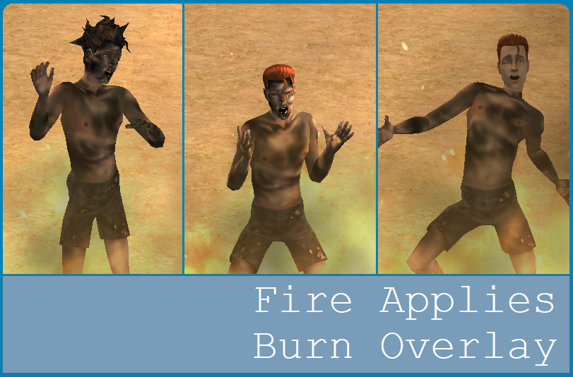 Fire Applies Burn Overlay